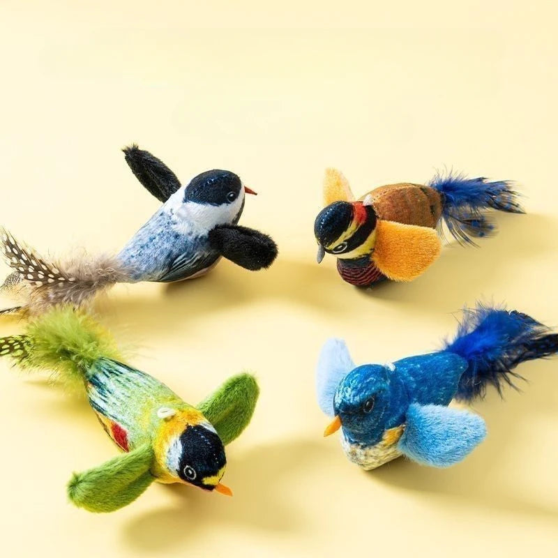 Loong's Hunt: Interactive Chirping Bird Toy