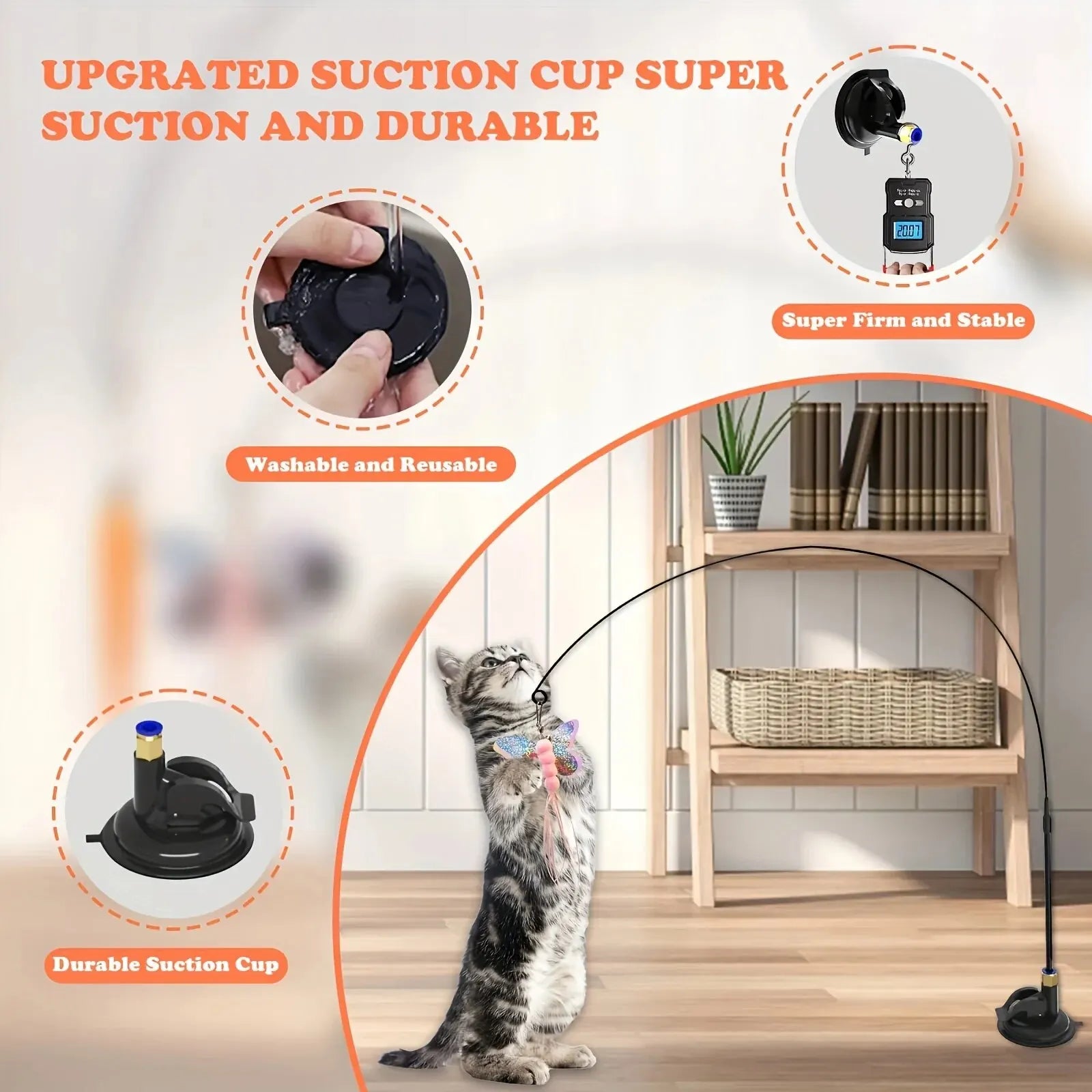 Loong's Choice: Interactive Feather Wand for Playful Cats