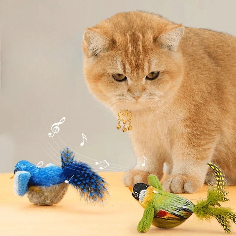 Loong's Hunt: Interactive Chirping Bird Toy