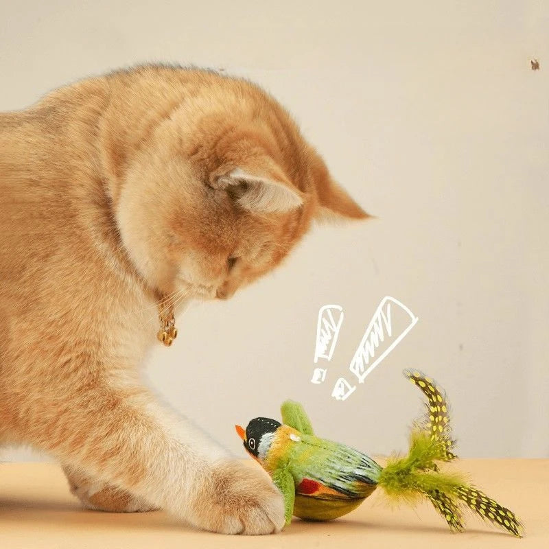 Loong's Hunt: Interactive Chirping Bird Toy