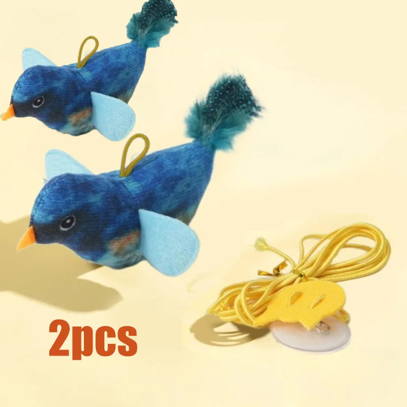 Loong's Hunt: Interactive Chirping Bird Toy