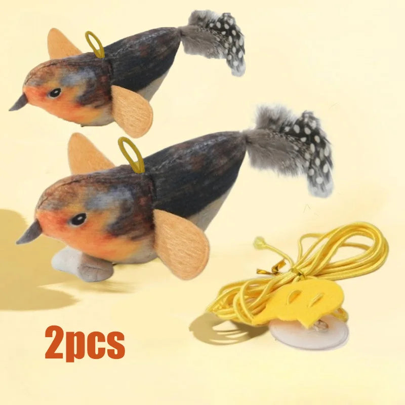 Loong's Hunt: Interactive Chirping Bird Toy