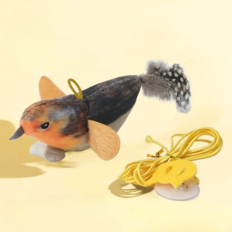 Loong's Hunt: Interactive Chirping Bird Toy