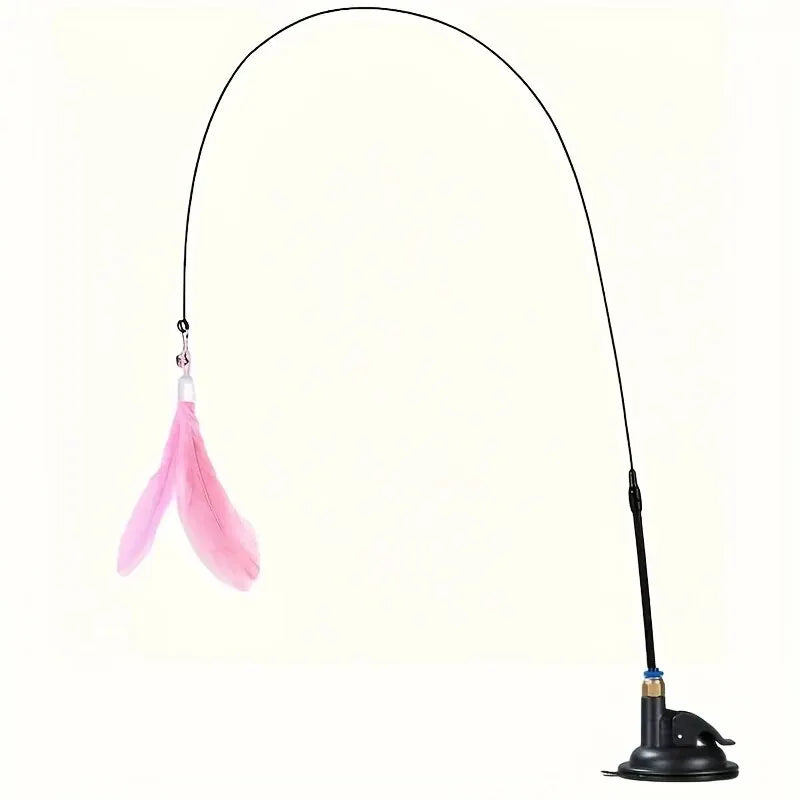 Loong's Choice: Interactive Feather Wand for Playful Cats