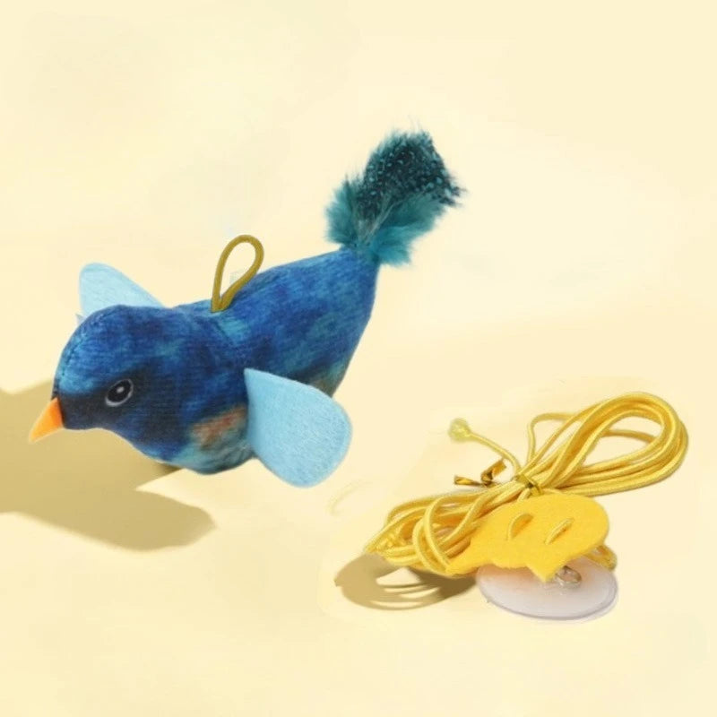 Loong's Hunt: Interactive Chirping Bird Toy
