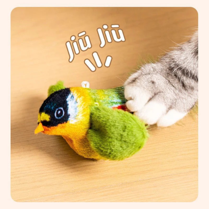 Loong's Hunt: Interactive Chirping Bird Toy